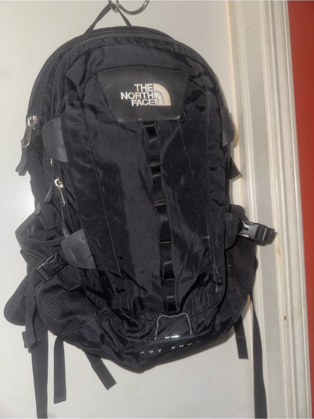 The North Face Black Backpack with Logo - Men's Outdoor Pack